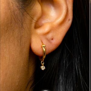 Mejuri Sapphire Hoops